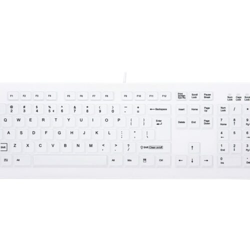CHERRY AK-C8100F-UVS-W/BE Wired keyboard standard USB white (BE)