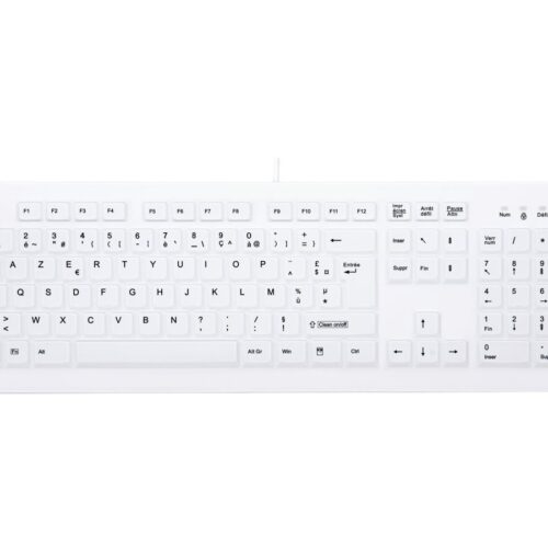 CHERRY AK-C8100F-UVS-W/FR Wired keyboard standard form waterproof IP68 USB white (FR)