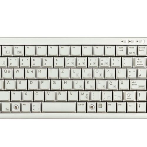 CHERRY Compact corded Keyboard PS/2 USB grey (US)