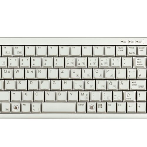 CHERRY Compact corded Keyboard USB grey Win95 (GB)