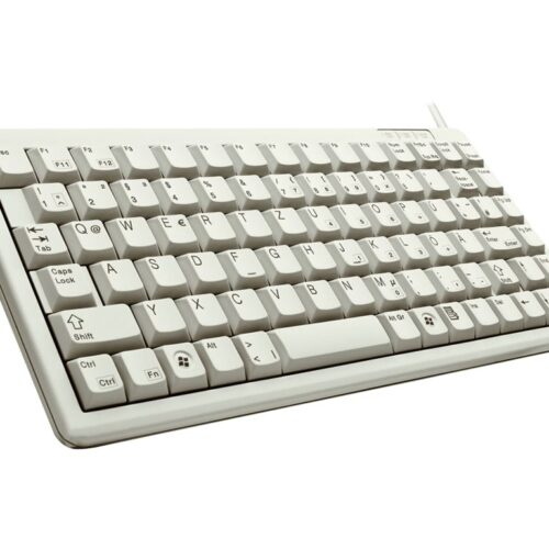 CHERRY Compact corded Keyboard USB grey Win95 (GB)