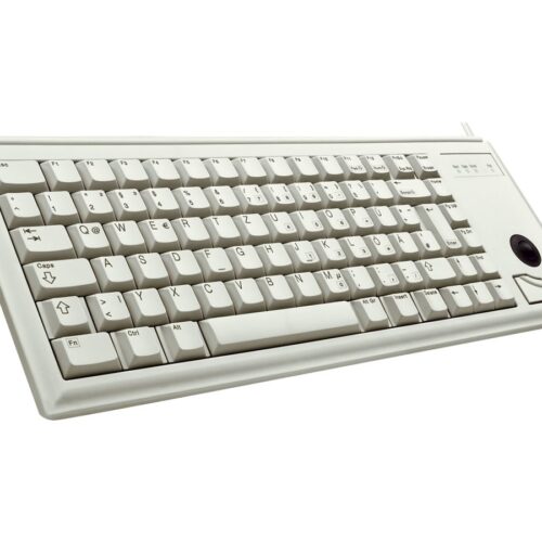 CHERRY Compact corded Trackball Keyboard PS/2 grey (DE)