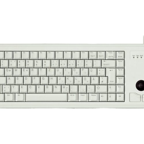 CHERRY Compact corded Trackball Keyboard USB grey (GB)