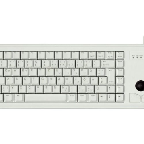 CHERRY Compact corded Trackball Keyboard USB grey (GB)