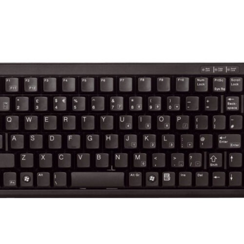 CHERRY COMPACT-KEYBOARD G84-4100 Clavier mécanique bas profil 86 touches USB+PS/2 noir Layout FRANCAIS