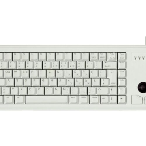 CHERRY Compact Trackball Keyboard 48cm 19.7p USB grey (DE)