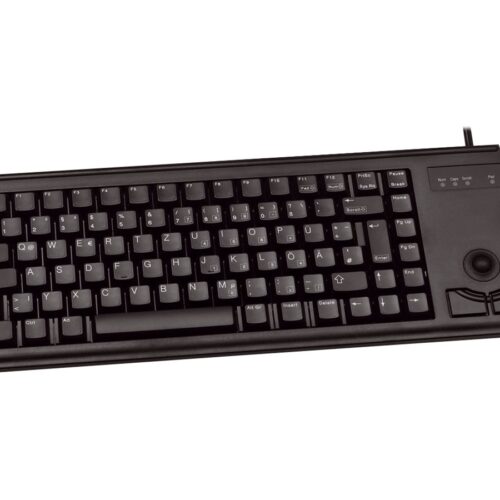 CHERRY Compact Trackball Keyboard USB black (DE)