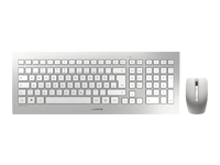 CHERRY DW 8000 Keyboard and Mouse Set silver/white USB (DE)