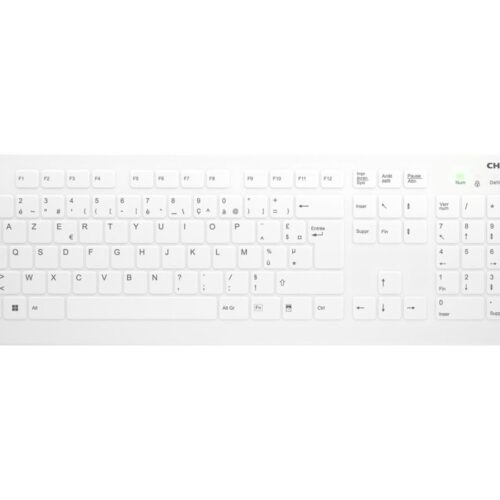CHERRY Flat Profile Hygiene Desktop Keyboard Sealed White (FR)