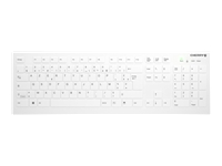 CHERRY Flat Profile Hygiene Desktop Keyboard Sealed White (FR)