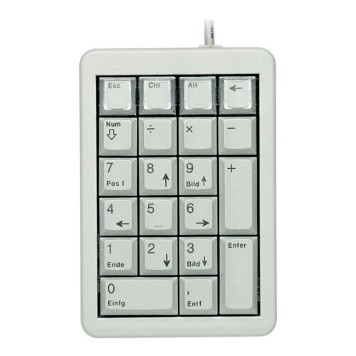 CHERRY G84-4700 Mechanical keypad low profile 21 keys USB grey Layout (US)