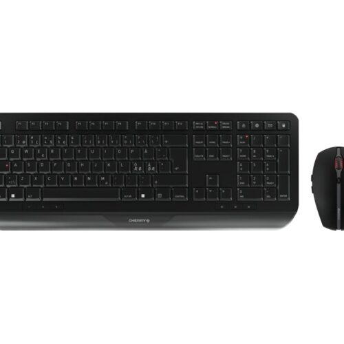 CHERRY GENTIX Desktop Wireless desktop Keyboard and Mouse black (PN)