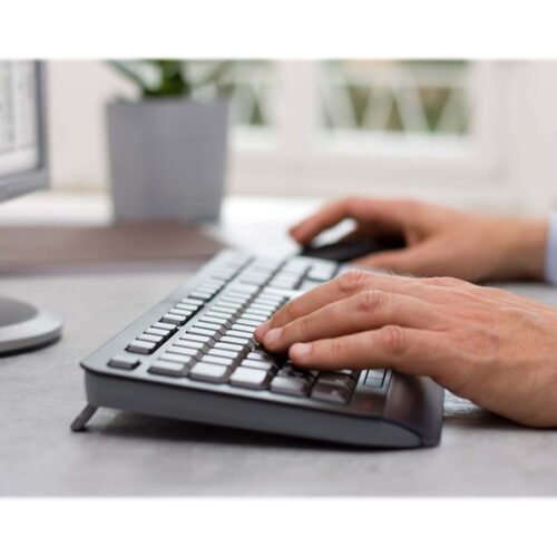 CHERRY GENTIX Desktop Wireless desktop Keyboard and Mouse black (PN)