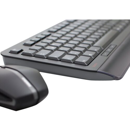CHERRY GENTIX Desktop Wireless desktop Keyboard and Mouse USB black (FR)