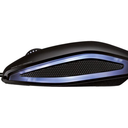 CHERRY GENTIX ILLUMINATED Souris optique 1000 dpi 3 boutons Rétroéclairage bleu USB noire