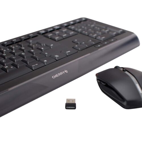 CHERRY GENTIX Wireless Keyboard and Mouse Desktop Black (CH)