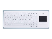 CHERRY Hygiene Compact Touchpad Keyboard Fully Sealed Watertight USB White (FR)