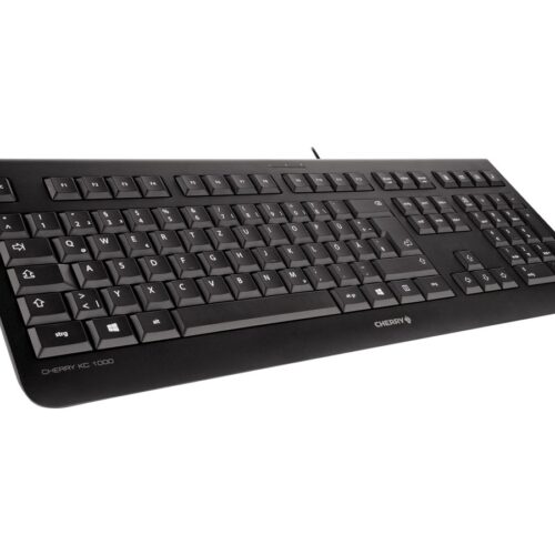 CHERRY KC 1000 105+4 key USB black Corded Keyboard (PAN)
