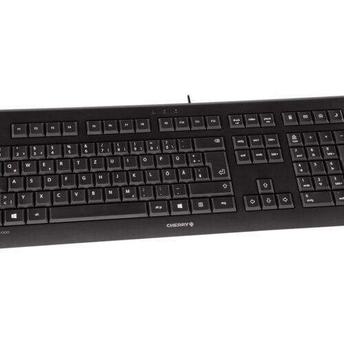 CHERRY KC 1000 105+4 key USB black Corded Keyboard (PAN)