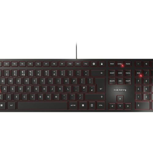 CHERRY KC 6000 SLIM 105+6 key USB black keyboard QWERTY (GB)