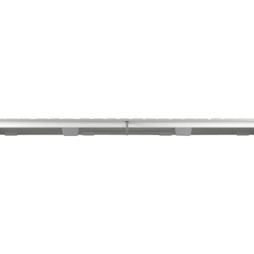 CHERRY KC 6000 SLIM Clavier 105+6 touches USB blanc/argent Layout Qwerty International