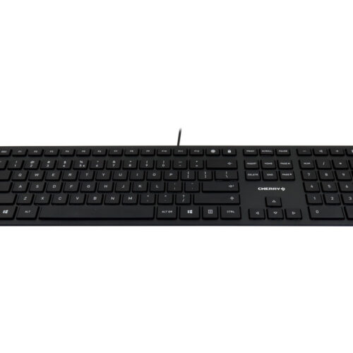 CHERRY KC 6000 Slim Corded Keyboard – USB – BLACK – US-Englisch with EURO Symbol (US)