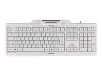 CHERRY KC1000 SC corded Security Keyboard USB ultraflat grey with integrated Smartcard-Terminal (DE)