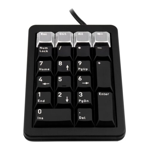 CHERRY KEYPAD G84-4700 Pavé numérique mécanique bas profil 21 touches USB noir Layout Qwerty US