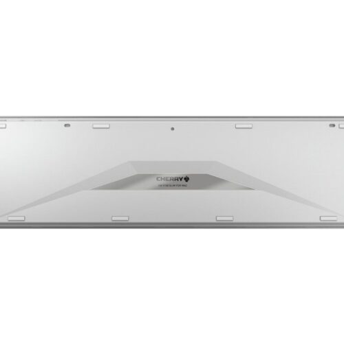 CHERRY KW 9100 SLIM FOR MAC Wireless Keyboard USB & Bluetooth White/Silver Rechargeable (FR)