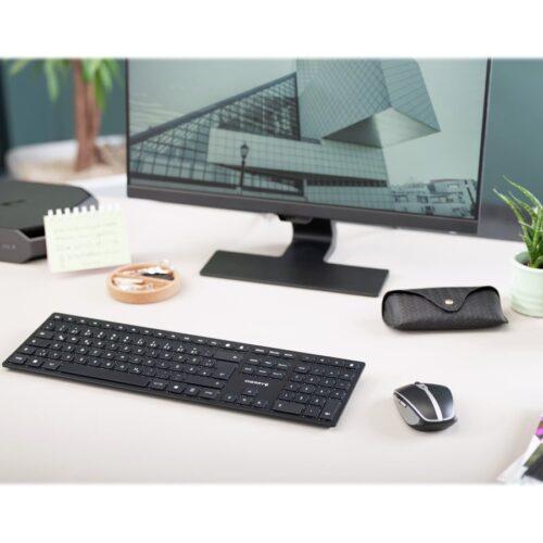 CHERRY KW 9100 SLIM Rechargeable desktop set (CH)