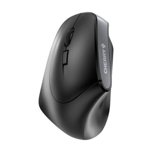CHERRY MW 4500 LEFT Souris sans fil optique 600/900/1200 dpi 6 boutons inclinaison 45° pour gaucherse 45 degrés -USB noire – Gaucher