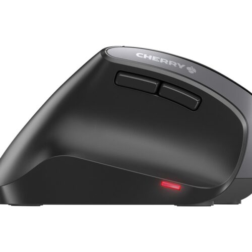 CHERRY MW 4500 LEFT Souris sans fil optique 600/900/1200 dpi 6 boutons inclinaison 45° pour gaucherse 45 degrés -USB noire – Gaucher