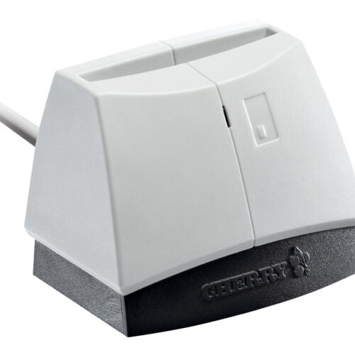 CHERRY SMARTTERMINAL ST-1144 Lecteur de carte avec base alourdie USB noir/blanc