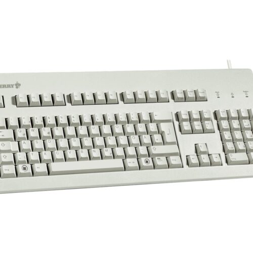 CHERRY Standard corded Keyboard USB PS/2 grey (FR)