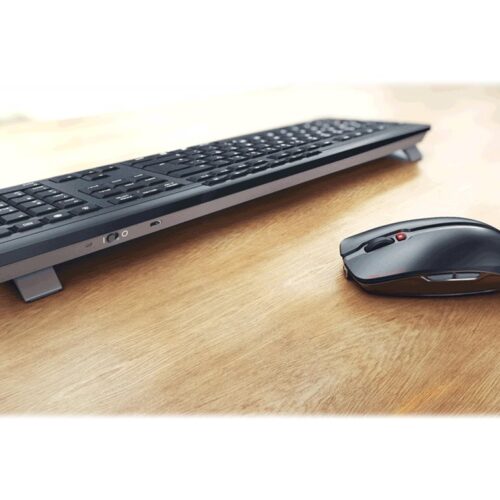CHERRY STREAM Desktop Recharge Wireless keyboard / mouse set USB black Rechargeable (FR)