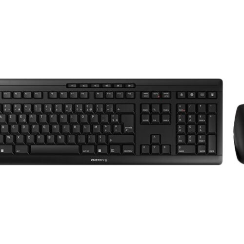 CHERRY STREAM Desktop Recharge Wireless keyboard / mouse set USB black Rechargeable (FR)