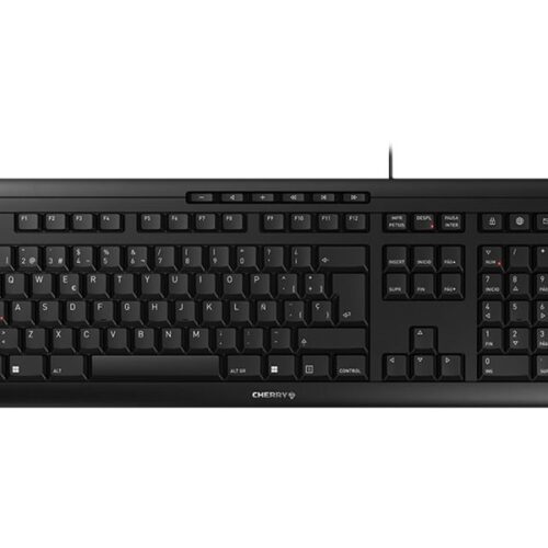 CHERRY STREAM KEYBOARD Clavier 105+10 touches USB noir (ES)