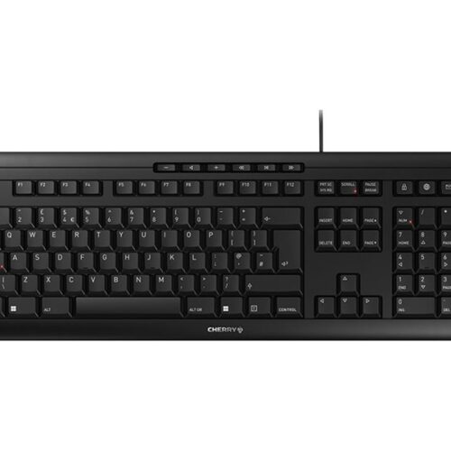 CHERRY STREAM KEYBOARD Clavier 105+10 touches USB noir (GB)