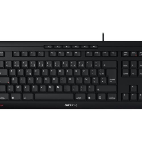 CHERRY Stream Keyboard TKL compact 88+6 keys USB black (FR)