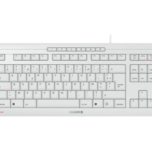 CHERRY Stream Keyboard TKL compact 88+6 keys USB gray white (FR)
