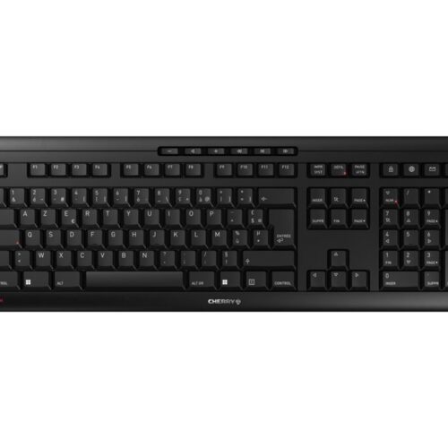 CHERRY Stream Wireless keyboard 105+10 keys USB black (FR)