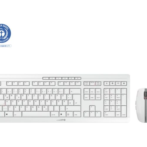 CHERRY STREAM Wireless Keyboard and mouse set Desktop Gray (DE)