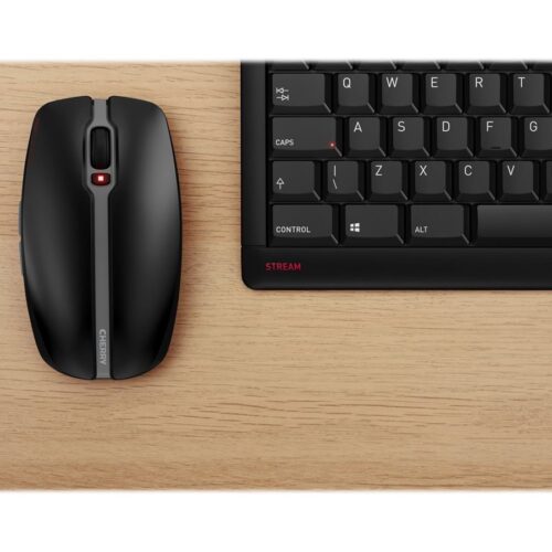 CHERRY STREAM Wireless Keyboard Mouse USB Desktop Black (FR)