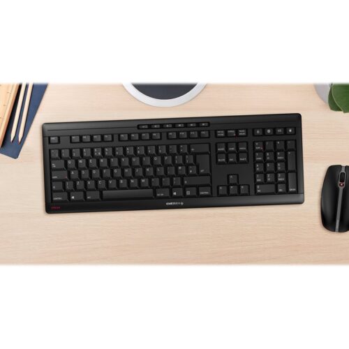 CHERRY STREAM Wireless Keyboard Mouse USB Desktop Black (FR)
