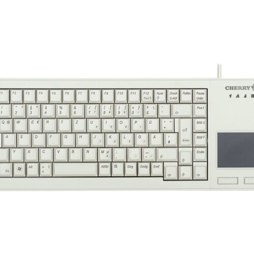CHERRY XS Touchpad Keyboard corded USB grey (DE)