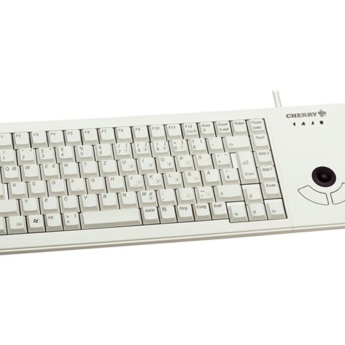 CHERRY XS Trackball Keyboard corded USB lightgrey (DE)