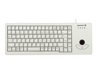 CHERRY XS Trackball Keyboard corded USB lightgrey (DE)