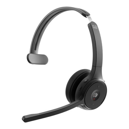 CISCO 721 Wireless Single On-ear Headset USB-A Bundle-Carbon Black