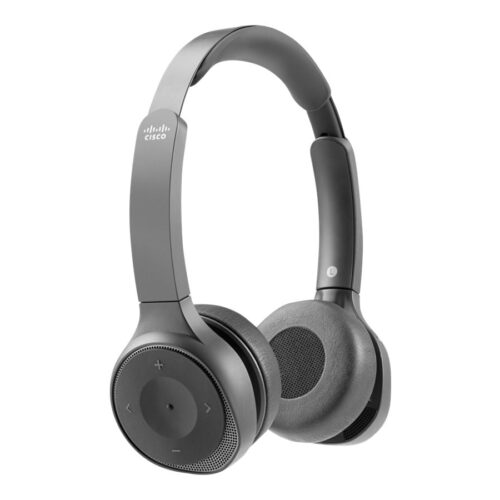 CISCO 730 Wireless Dual On-ear Headset+Stand USB-A Bundle-Carbon