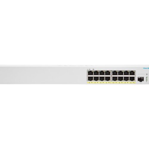 CISCO Business Switching CBS220 Smart 16-port Gigabit PoE 130W 2x1G SFP uplink